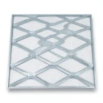 Galvanised Steel Expanded Metal Mesh Bahri Thickness 1.2 mm Width 2.44 m Length 6 m