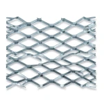 Galvanised Steel Expanded Metal Mesh Bahri Thickness 1.4 mm Width 2.44 m Length 6 m