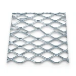 Galvanised Steel Expanded Metal Mesh Bahri Thickness 1.7 mm Width 2.44 m Length 6 m