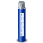 Single Electrical Wire 10mm² Voltage Rating 600/1000, Tinned Copper Conductor, PVC Insulated, Blue Color | Al Fanar
