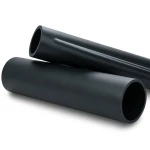 HDPE Plastic Pipe PN 3.2 Bar PE 80 OD 1000 mm Thickness 24.5 mm Black