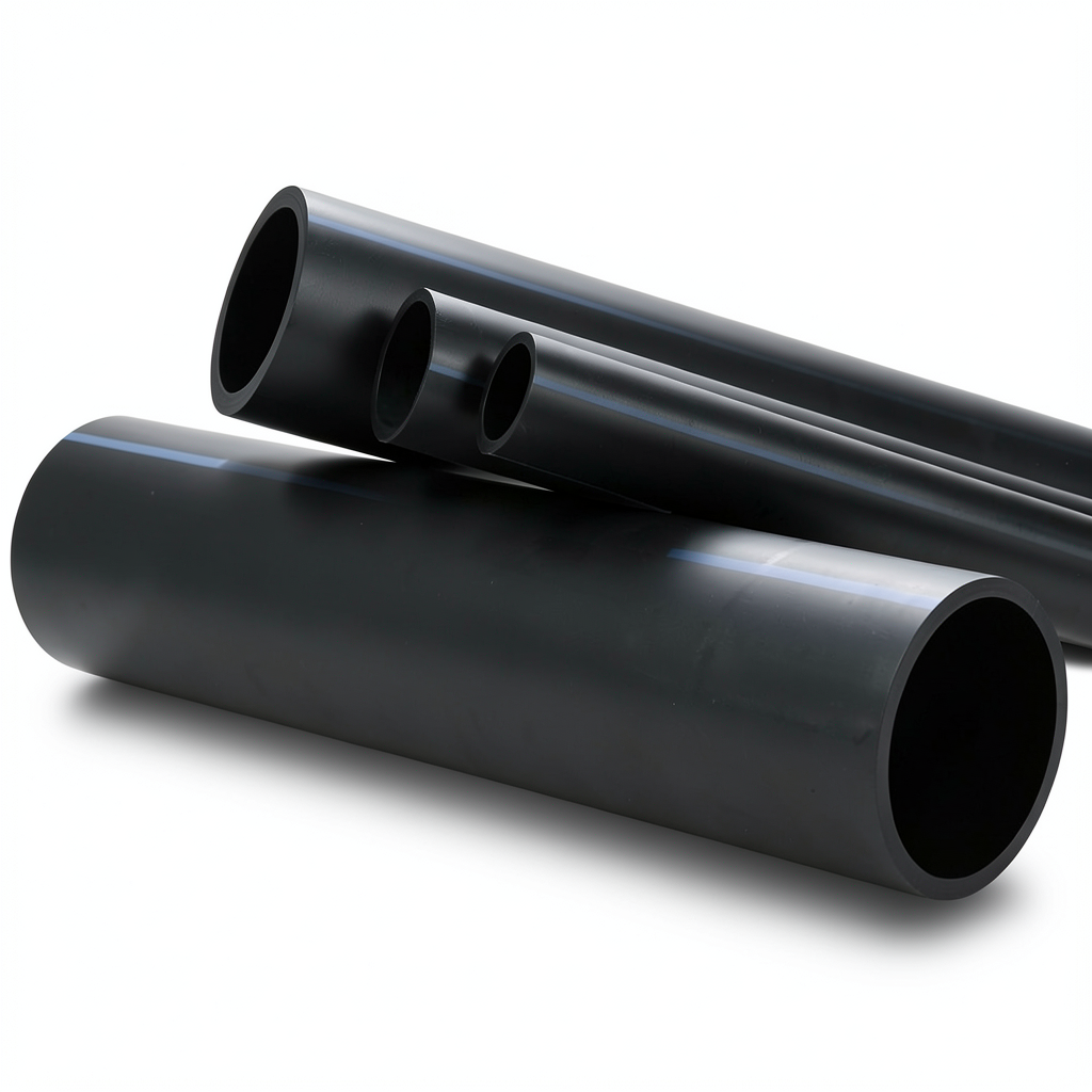 أنابيب HDPE ضغط 3.2 بار PE 80 قطر خارجي 1200 مم سماكة 29.4 مم أسود