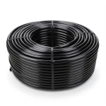 لفة أنابيب HDPE ضغط اسمي 4 بار PE 80 قطر 50 مم SDR 33 لون أسود