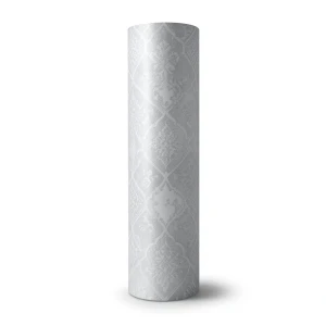 Patterned Wallpaper 10m x 0.53m Grey Color, Model 48440