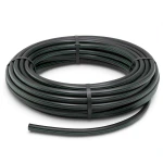 HDPE Plastic Coil Pipe PN 12.5 Bar PE 80 75 mm SDR 11 Black