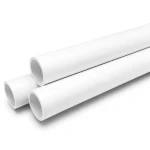 مواسير UPVC صرف ونفايات ½1 إنش سمك 3.68 مم لون أبيض