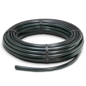 HDPE Polyethylene Plastic Coil Pipe 12.5 Bar Pressure PE 80, 160 mm Diameter SDR 11 Black