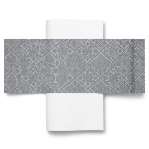 Dutch Patterned Wall Decoration Size 10m x 0.53m, Grey Color