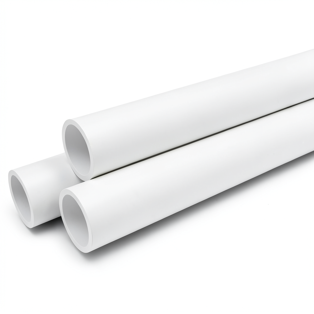 Pressure UPVC Pipes 6.9 Bar 4 inch 2.80 mm Thickness White