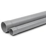 UPVC Plastic Pipe PN 16 Bar 90 mm Outside Diameter 6.7 mm Thickness Grey
