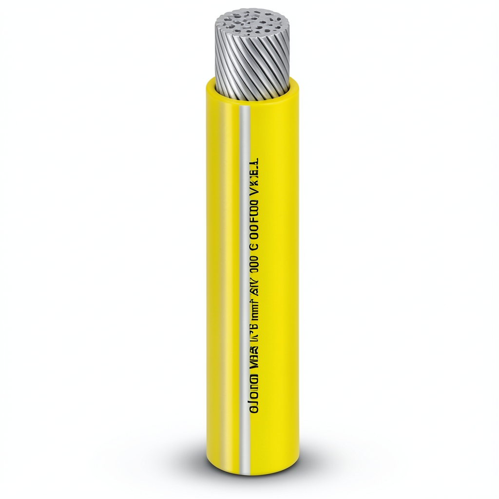 10mm Tinned Copper Flexible Electrical Wire 600/1000 volts, PVC Insulation, Yellow Color | Al Fanar