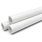 أنابيب ضغط UPVC مقاس ½1 إنش سمك 1.52 مم لون أبيض ضغط 8.6 بار