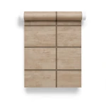 Wall Decoration Geometric Design 10m x 0.53m Brown, Model 372-3