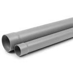 UPVC Plastic Pipe PN 12 Bar Size 1 ¼ inch Thickness 2.7 mm Grey Color
