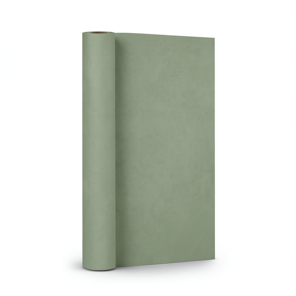 Plain Wallpaper Green 10m x 0.53m, Model 48474