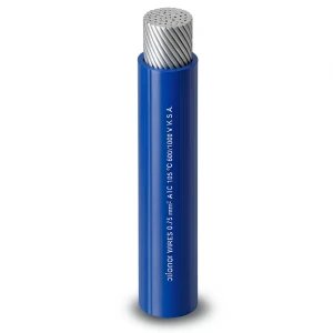 Flexible Single Electric Wire 6sq mm 600/1000 volts, Tinned Conductor, PVC Insulation, Blue Color | Al Fanar