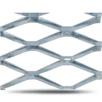 Galvanised Steel Expanded Metal Mesh Bahri Thickness 2.7 mm Width 2.44 m Length 6 m