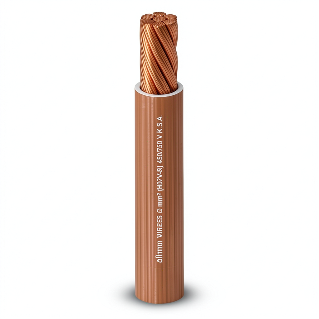 Stranded Electric Wire 450/750V Copper Conductor PVC Insulated 120mm2 300 Feet | Al Fanar