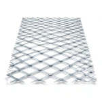 Galvanised Steel Expanded Metal Mesh Bahri 1.2 mm Thickness 2.44m Width 7m Length