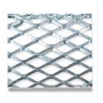 Galvanised Steel Expanded Metal Mesh Bahri 1.5 mm Thickness 2.44 m Width 7 m Length