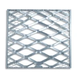 Galvanised Steel Expanded Metal Mesh Bahri Thickness 1.7 mm Width 2.44 m Length 7 m