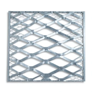 Galvanised Steel Expanded Metal Mesh Bahri Thickness 1.7 mm Width 2.44 m Length 7 m