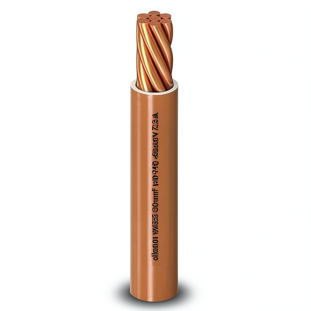 سلك مجدول 240 mm2 450/750 فولت، موصل نحاس معزول PVC، طول 300 قدم | شركة الفنار