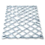 Bahri Galvanised Steel Expanded Metal Mesh 2 mm Thickness 2.44 m Width 7 m Length by Bait Al Tatawor