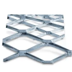 Galvanised Steel Expanded Metal Mesh Bahri Thickness 2.3 mm Width 2.44 m Length 7 m