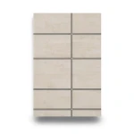 ورق حائط اسباني تصميم هندسي 10 م × 0.53 م، بيج