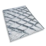 Galvanised Steel Expanded Metal Mesh Bahri Thickness 4.8 mm Width 2.44 meter Length 1 meter