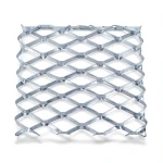 Galvanised Steel Expanded Metal Mesh Thickness 5.8 mm Width 2.44 M Length 1 meter