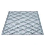 Galvanised Steel Expanded Metal Mesh Bahri Thickness 6 mm Width 2.44 m Length 1 m
