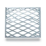 Galvanised Steel Expanded Metal Mesh Bahri 2.8 mm Thickness 2.44 m Width 2 m Length