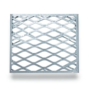 Galvanised Steel Expanded Metal Mesh Bahri 2.8 mm Thickness 2.44 m Width 2 m Length