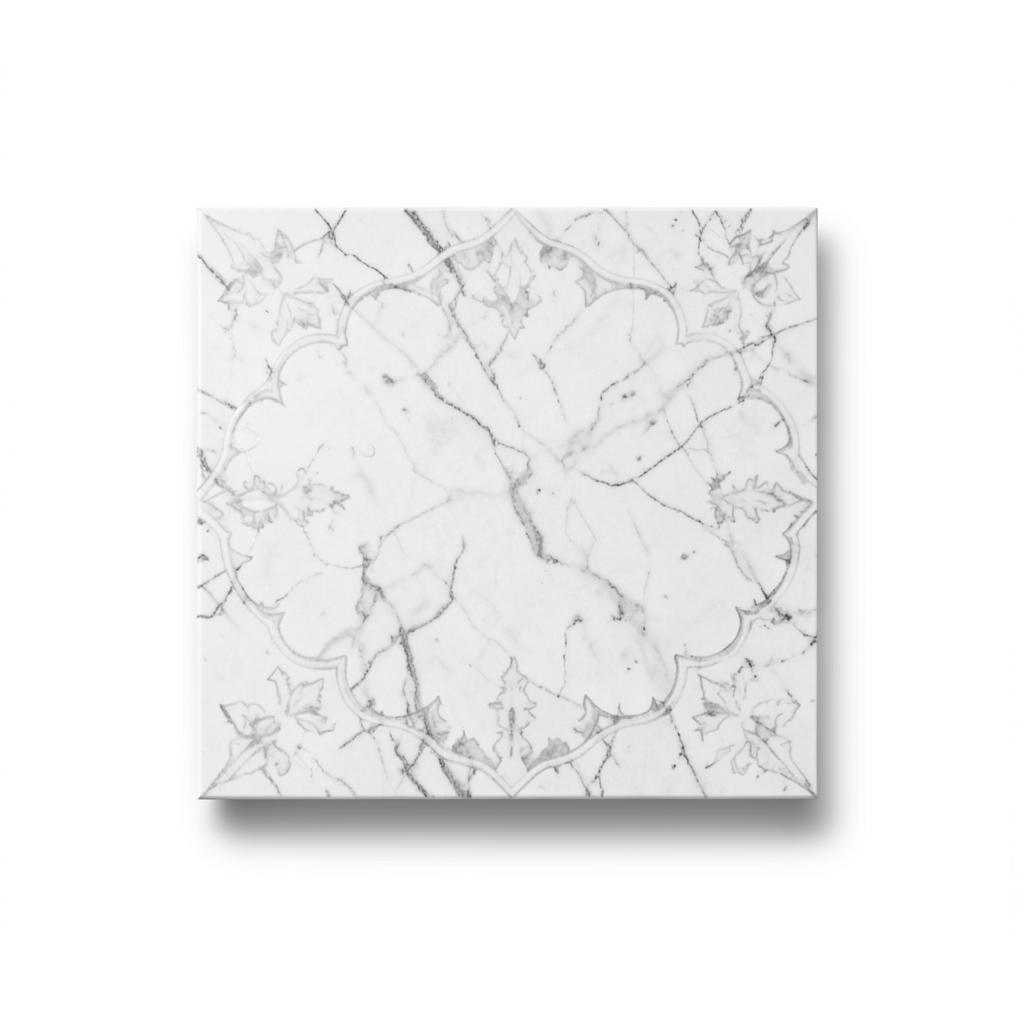 Indian Bianco Porcelain Flooring 240x120 cm, Arabesque MT – CO Model