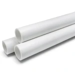 مواسير UPVC صرف ونفايات ½1 إنش سمك 3.68 مم لون أبيض