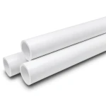 انابيب ضغط UPVC بضغط اسمي 6.9 بار مقاس 6 إنش سمك 4.11 مم لون أبيض