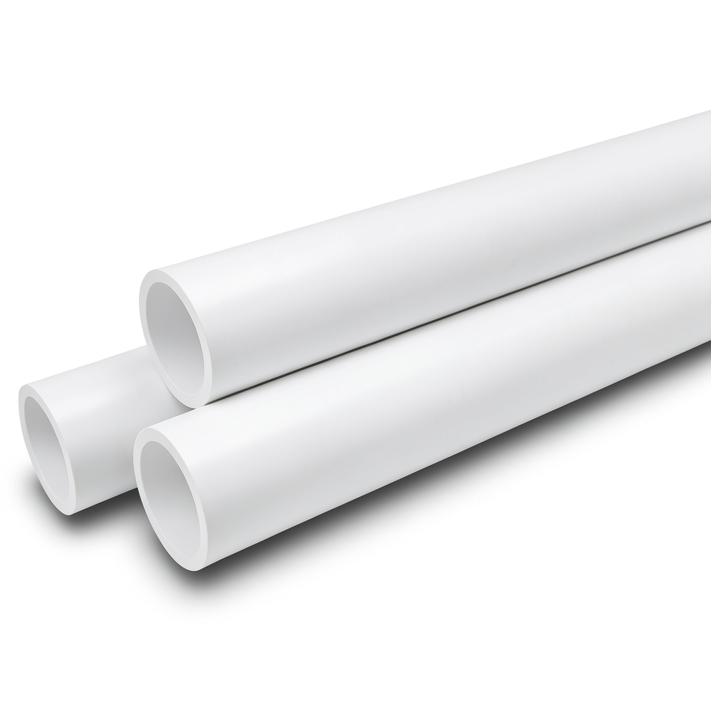 Pressure Pipes UPVC Nominal Pressure 6.9 Bar Size 6 inch Thickness 4.11 mm White