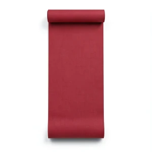 Plain Italian Wall Covering 10m x 0.53m Red, Model 41208