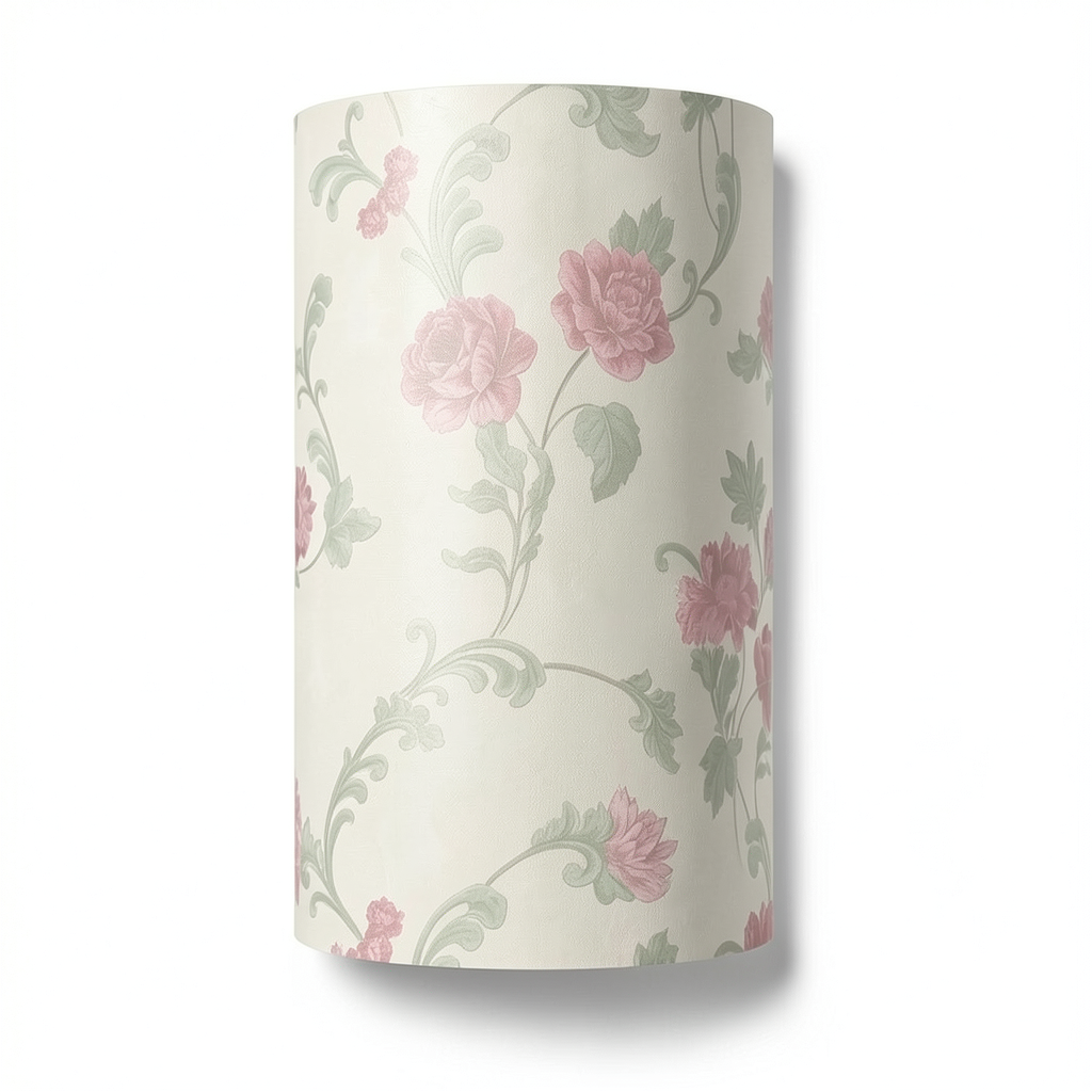 Floral Wallpaper Light Beige 10m x 0.73m Model 56909