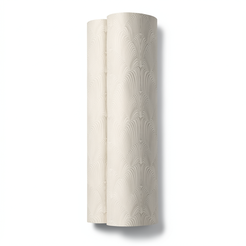 Italian Wallpaper Beige Color Modern Design, Size 10m x 0.53m, Model Z21714