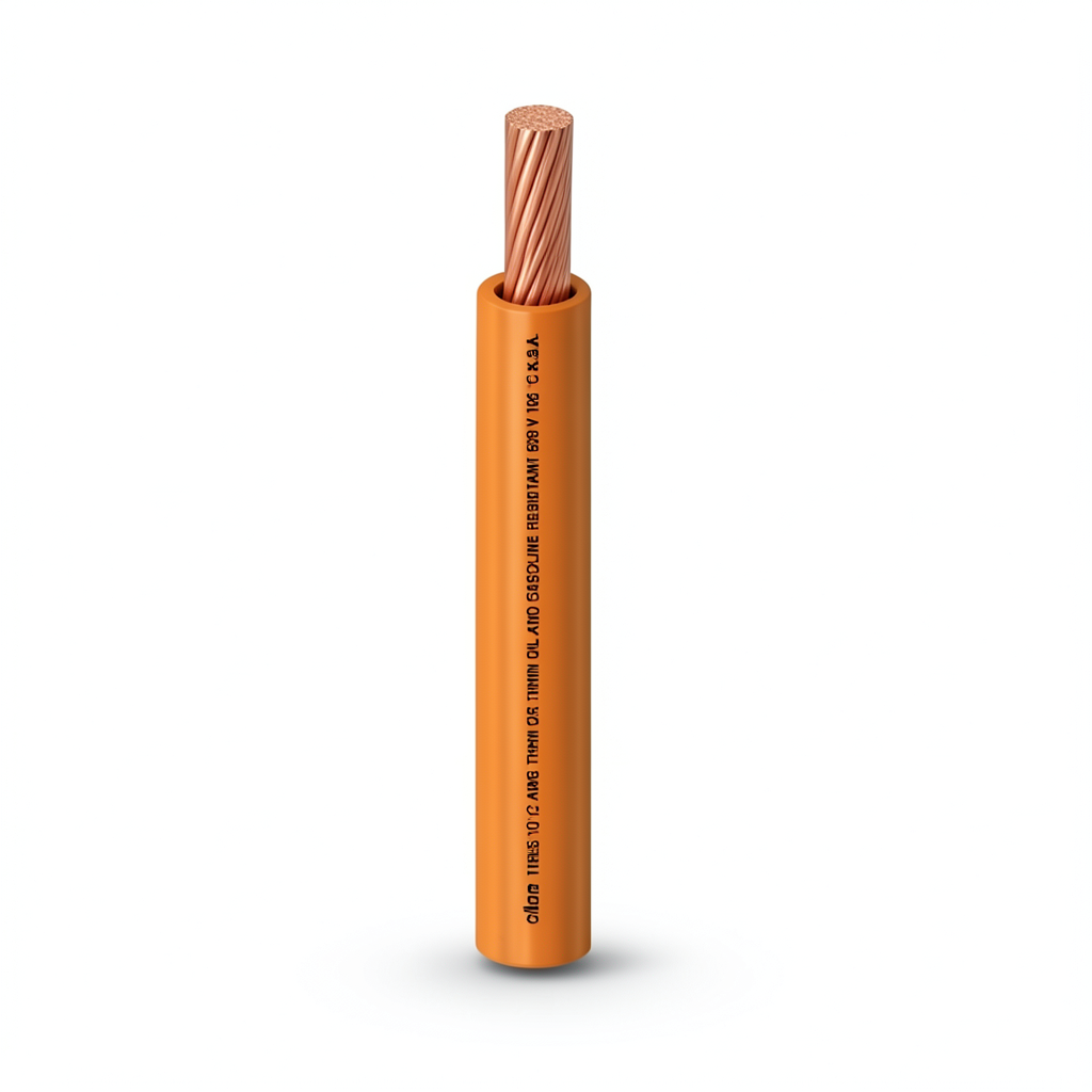 THHN/THWN Copper Cable 5.26 mm² 600 Volt Orange PVC 105°C Insulation | Al Fanar