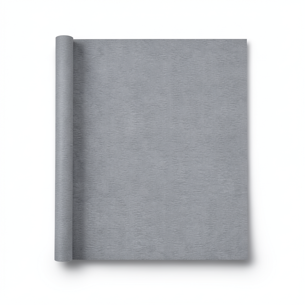Italian Wallpaper Gray Color Plain Design, Size 10mx0.53m