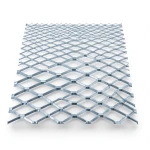 Galvanised Steel Expanded Metal Mesh Bahri 1.2 mm Thickness 2.44m Width 7m Length