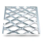 Galvanised Steel Expanded Metal Mesh Bahri Thickness 1.4 mm Width 2.44 m Length 7 m