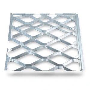 Galvanised Steel Expanded Metal Mesh Bahri Thickness 1.4 mm Width 2.44 m Length 7 m