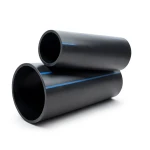 HDPE Plastic Pipe PN 3.2 Bar PE 80 Outside Diameter 450 mm Black