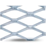 Galvanised Steel Expanded Metal Mesh Bahri Thickness 1.8 mm Width 2.44 m Length 7 m