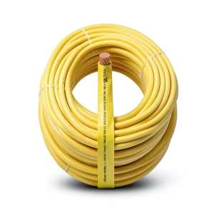 كابل نحاس THHN/THWN معزول PVC 105 درجة مئوية مقاس 2.08 مم² قطر 2.7 مم 600 فولت لون أصفر | شركة الفنار